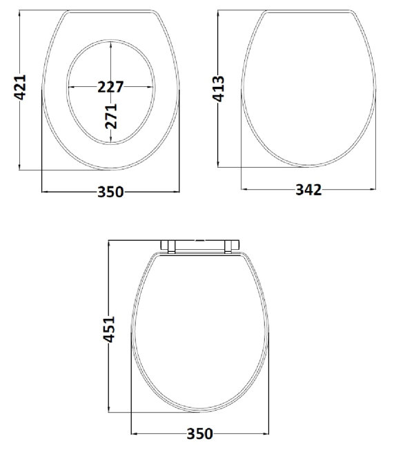 Old London Hunter Green Richmond Soft Close Elongated Standard Toilet